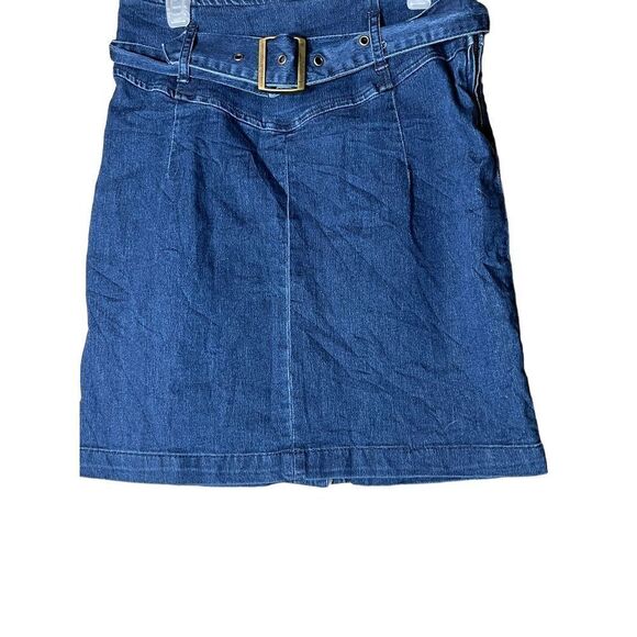 Free People jean mini skirt size 2 - Picture 3 of 6